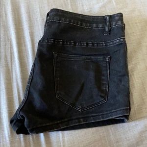 Girls black shorts